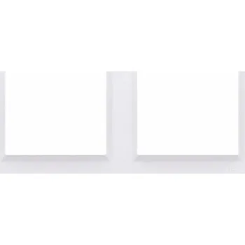 vypínač Dvojitý rám Kontakt-Simon S10 univerzální bílá