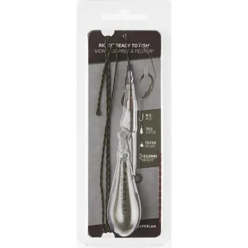 CAPERLAN Montáž na kaprařinu Rig Clip Ready to Fish 70 g háček č. 2 ZELENÁ