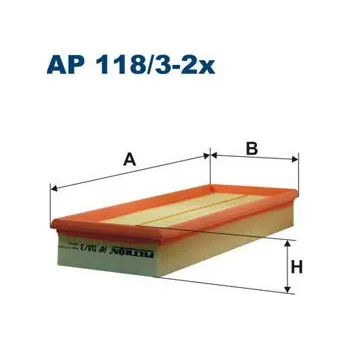 Vzduchový filtr Vzduchový filtr FILTRON (AP118/3-2X)