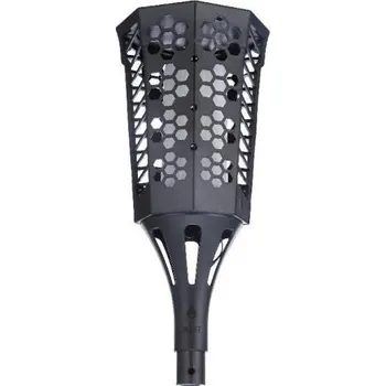 Venkovní osvětlení LED XF 6005 SOLAR, solární venkovní svítilna - pochodeň LED imitace ohně, černá