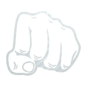 Samolepící dekorace SAMOLEPKA Pěst 003 pravá (51 - 3D karbon bílý) NA AUTO, NÁLEPKA, FÓLIE, POLEP, TUNING, VLASTNÍ TEXT, TISK, AUTOSAMOLEPKY.cz, POLEPY, OBRÁZEK, LOGO, SAMOLEPKY