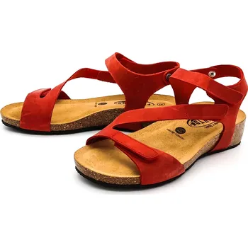 Dámské sandále Dámské sandály 775894 NOELIA ROJO Plakton červené Barva: rojo, Velikost: 42