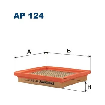 Autodíl Vzduchový filtr FILTRON (AP124)