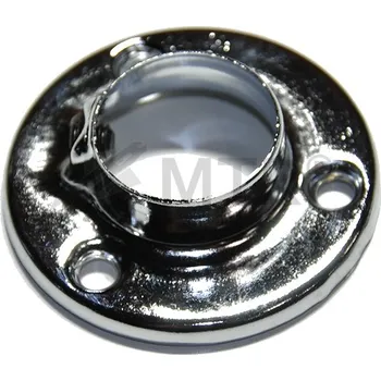 Nábytkové kování MTR Držák šatní tyče s aretací kruhový Velikost: 25mm, Varianta: Držák šatní tyče s aretací kruhový, povrchova-uprava: Ni