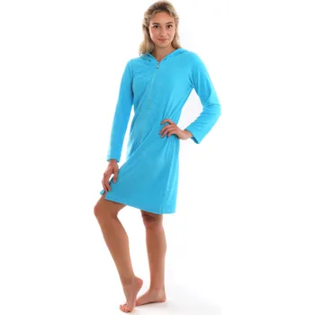 Dámský župan Dámský župan Bari 3864 6335 blue atoll vel.M - Vestis (Lehký letní froté župan)