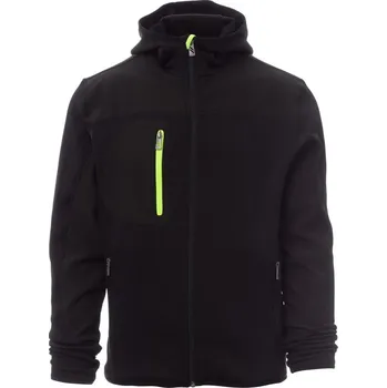 Pánská softshellová bunda Bunda Payper TRIP Barva: Černá/Černá/Fluo, Velikost: 4XL