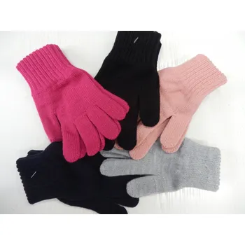 Rukavice Dětské pletené rukavice PLETEX 9-12let (10028)