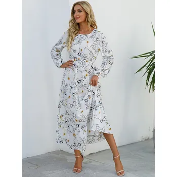 Dámské šaty Šaty s dlouhými rukávy a kulatým výstřihem Velikost: XL, Barva (Varianta): 11