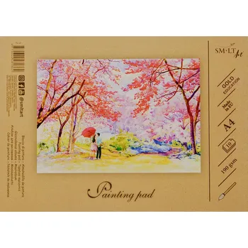 SMLT Blok GOLD na akvarel, A4, 190g/m2, 10 listů