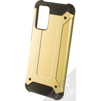 Pouzdro na mobilní telefon 1Mcz Armor odolný ochranný kryt pro Samsung Galaxy A72, Galaxy A72 5G zlatá černá (gold black)