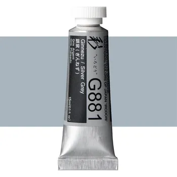 Vodová barva Kvašová barva Holbein 15ml - Silver Grey