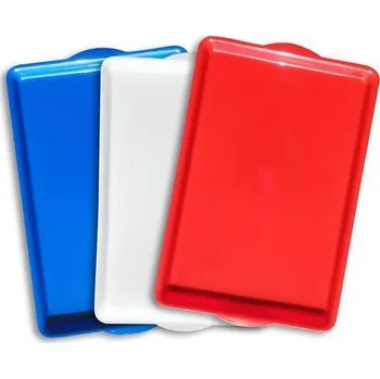 Tác, bílý, plastový, hranatý, 43x28 ??cm