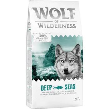Krmivo pro psa Wolf of Wilderness Adult "Deep Seas" - sleď: granule pro psy bez obilovin