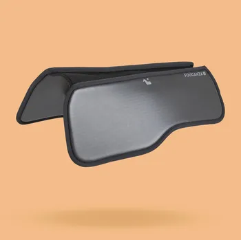 FOUGANZA Pěnová tlumicí podložka pod sedlo 100 pro koně a poníky FS ČERNÁ