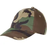 MFH Čepice dětská kšiltovka Baseball Woodland Camo MFH® 17101T