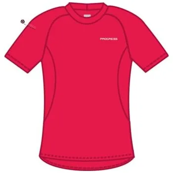 Dámské tričko E NKRZ dámské triko s bambusem jahodová M