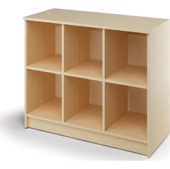Šatní skříň Střední skříň na plastové boxy 3 (CUBO)