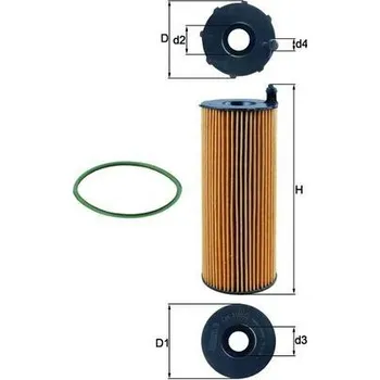 Olejový filtr Olejový filtr MAHLE OX 196/3D