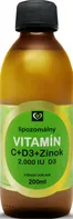 Zdravý svet Lipozomální vitamín C + Zinek + D3 200 ml