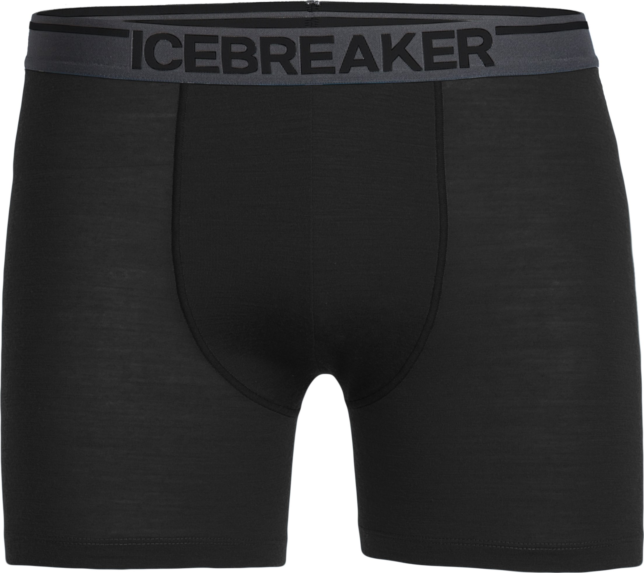 pánské merino boxerky ICEBREAKER Mens Anatomica Boxers, Black velikost: S
