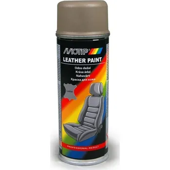 Motorový olej Motip 04231 Barva na kůži a koženku béžovo-šedá Spray 200 ml, 004231