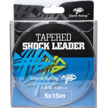 Giants Fishing Tapered Shock Leader, 0,30-0,50 mm/5x 15 m