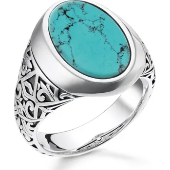 Prsten THOMAS SABO prsten Turquoise TR2242-878-17-50