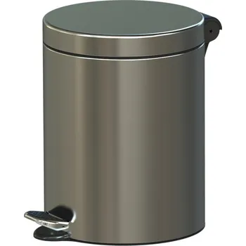 Odpadkový koš ENPRAG Odpadkový nášlapný koš Freedom Fresh 5l, matná nerezová ocel