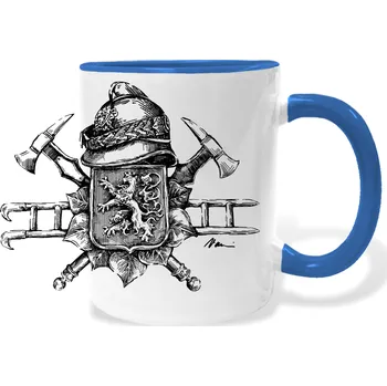 Hrnek - Hasičský znak Barva: Modrá