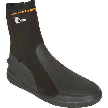 Pánské tenisky DECATHLON Potápěčské boty neopren 5 mm černé 44/45 ČERNÁ