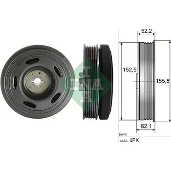 Řemenice, klikový hřídel Schaeffler INA 544 0515 10