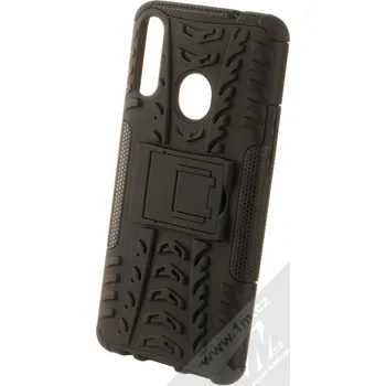 Pouzdro na mobilní telefon 1Mcz Tread Stand odolný ochranný kryt se stojánkem pro Samsung Galaxy A20s celočerná (all black)