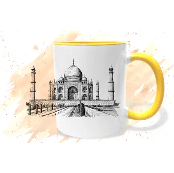 Hrnek - Tádž Mahal Barva: Žlutá