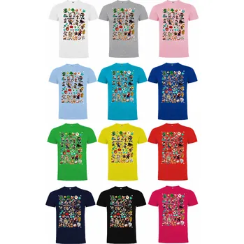 Chlapecké tílko Tričko Minecraft Koláž Barva: Fialová, Velikost: 98/104 - 3/4let, Varianta oděvu: Tričko s krátkým rukávem