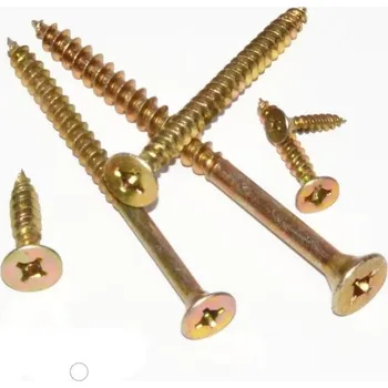 Vrut Vrut se zápustnou hlavou UNIQUADREX 5x90/42, žlutý zinek