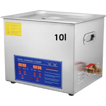 Ultrazvuková čistička Vevor Ultrazvuková čistička s digitálním nastavením teploty a časovačem, objem nádrže 10 litrů, 40 Khz