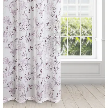 Závěs z etamín Flora fialový (ZEF)