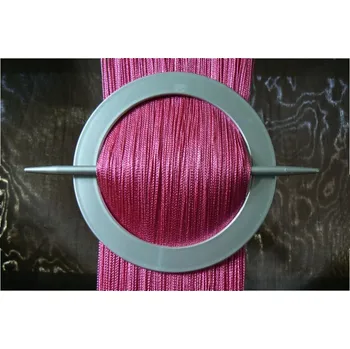 Provázkový závěs do dveří tmavě růžový (Z)