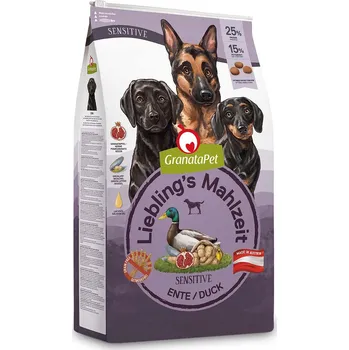 Krmivo pro psa GranataPet Liebling's Mahlzeit Sensitive s kachním masem 2 × 10 kg