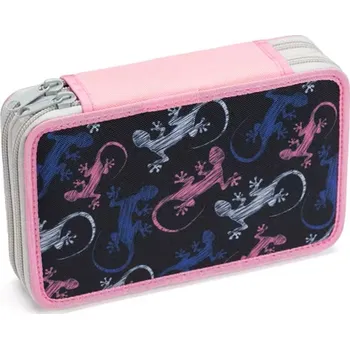 Penál Helma 365 Stil Školní penál dvoupatrový Lizzard CPD1524470