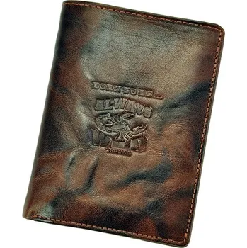 Módní doplněk Hnědá pánská kožená peněženka Always Wild N4-BC se štírem