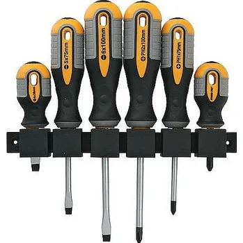 Šroubovák Doplňkový sortiment Sada šroubováků SDX72-106 6-dílná, ploché