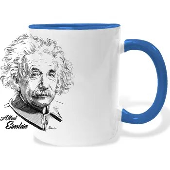 Hrnek - Albert Einstein Barva: Modrá