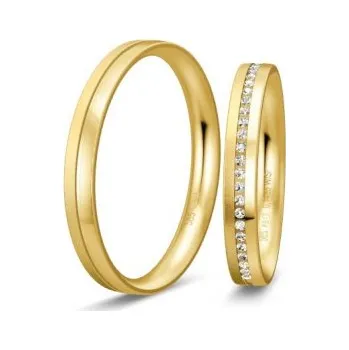 Prsten BREUNING zlaté snubní prsteny BR48/04985YG