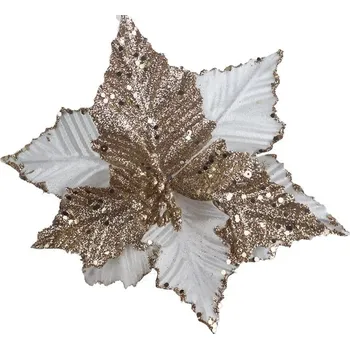 Vánoční dekorace Dekorační květ X5124/3