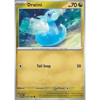 Volný čas Pokémon OBF 157/197 Dratini - Obsidian Flames Stav: Near Mint, Verze: NORMAL
