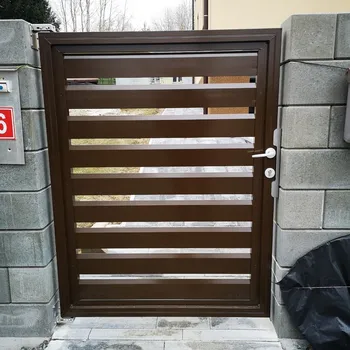 branka FL Brány Vstupní branka 90 cm x 140 cm lakovaný rám Aztec lakovaná