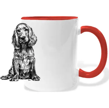 Hrnek - Anglický kokršpaněl Barva: Červená