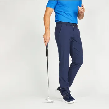 Pánské kalhoty INESIS Pánské golfové chino kalhoty WW500 2XL MODRÁ