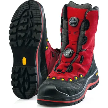 Pracovní obuv PFANNER Protipořezová pracovní obuv BOA®,třída 2,červenočerná 44